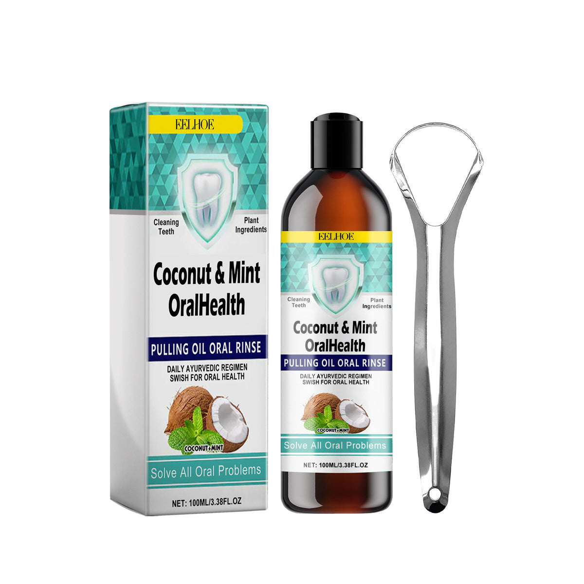 Coconut Oil Teeth Whitening Mouthwash