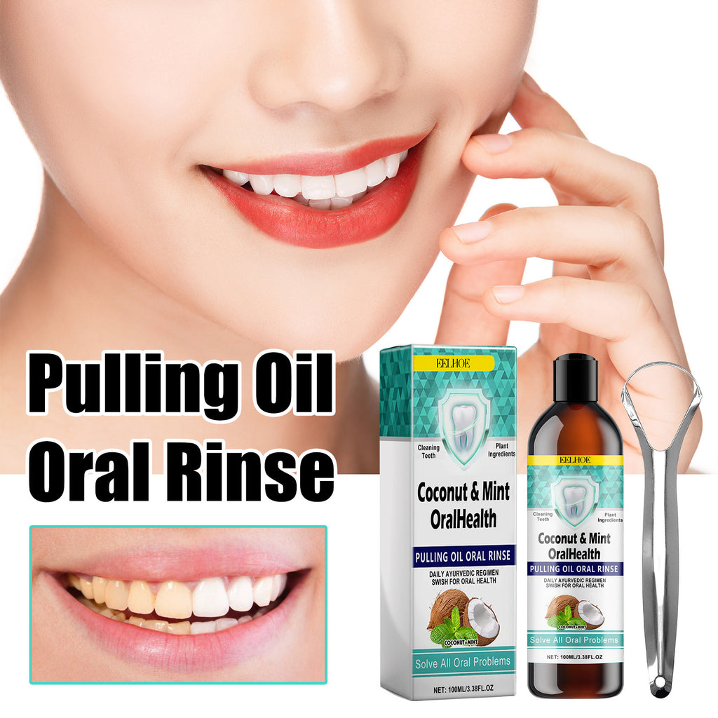 Coconut Oil Teeth Whitening Mouthwash