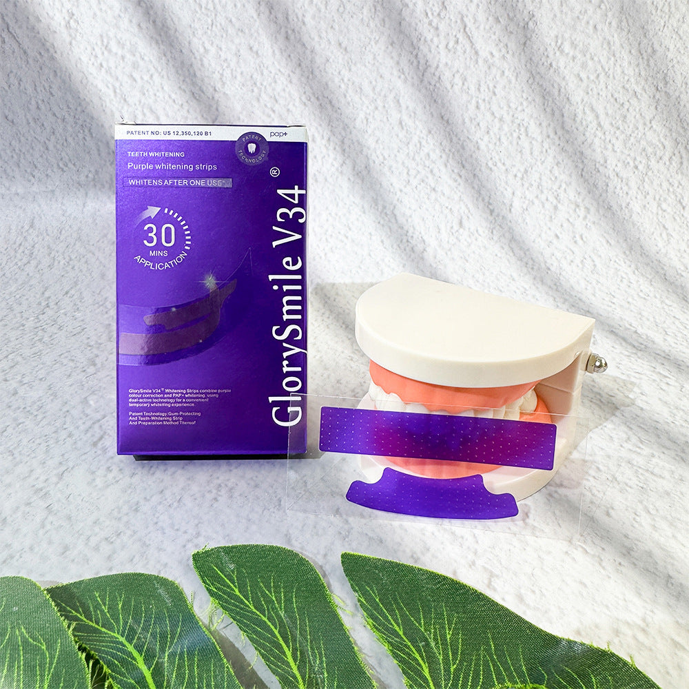 Purple Teeth Whitening Strips
